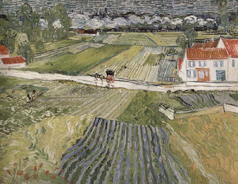 Vincent Van Gogh Landscape Germany oil painting art